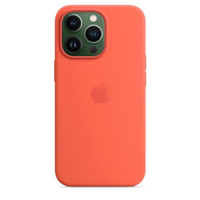 Чохол Silicone Case Full OEM+MagSafe для iPhone 13 PRO MAX Nectarine - ash-mobile.com.ua - фото 5