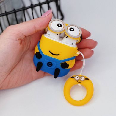 Чохол 3D для AirPods 1 | 2 BIG HERO MINION 2 BLUE купити