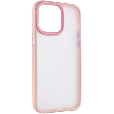 Чохол Shadow Matte Metal Buttons для iPhone 14 Plus Pink Sand