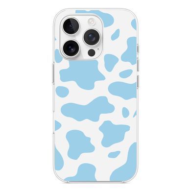 Чохол прозорий Print Animal Blue with MagSafe для iPhone 17 PRO MAX Cow