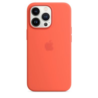 Чохол Silicone Case Full OEM+MagSafe для iPhone 13 PRO MAX Nectarine - ash-mobile.com.ua - фото 4