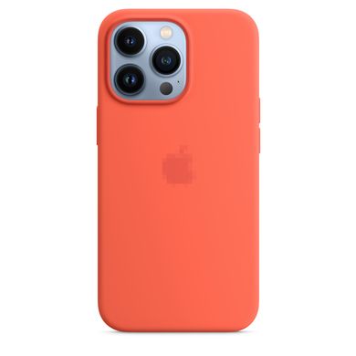 Чохол Silicone Case Full OEM+MagSafe для iPhone 13 PRO MAX Nectarine - ash-mobile.com.ua - фото 3