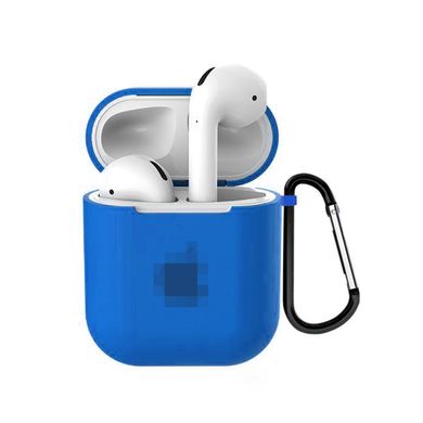 Чохол (яблуко) для AirPods 3 Royal Blue - ash-mobile.com.ua - фото 1