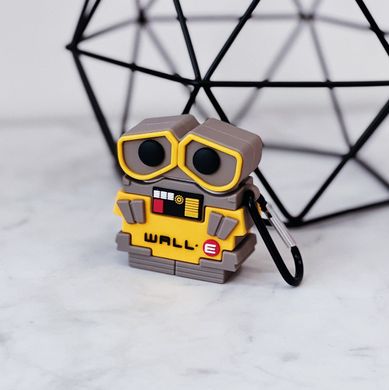 Чохол 3D для AirPods 1 | 2 Wall-E Grey/Yellow купити