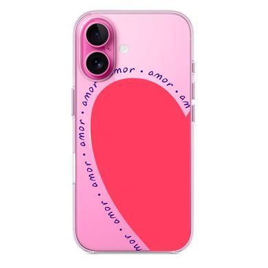 Чехол прозрачный Print Mood swings with MagSafe для iPhone 17 Heart Amor