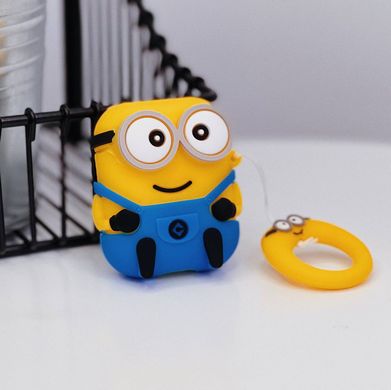 Чехол 3D для AirPods 1 | 2 BIG HERO MINION 2 BLUE - ash-mobile.com.ua - фото 2