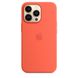 Чохол Silicone Case Full OEM+MagSafe для iPhone 13 PRO MAX Nectarine