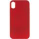 Чехол TPU Bonbon Metal Style Case для iPhone XS MAX Red