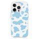Чохол прозорий Print Animal Blue with MagSafe для iPhone 17 PRO MAX Cow