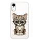 Чехол прозрачный Print Animals with MagSafe для iPhone XR Cat купить