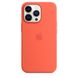 Чохол Silicone Case Full OEM+MagSafe для iPhone 13 PRO MAX Nectarine