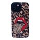 Чехол Ribbed Case для iPhone 14 Plus Leopard Lips - ash-mobile.com.ua - фото 1