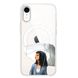Чохол прозорий Print AUTUMN with MagSafe для iPhone XR Girl White Umbrella купити