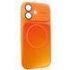 Чохол Gradient Glass MagSafe case для iPhone 16 Starry Orange - ash-mobile.com.ua - фото 1