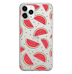 Чохол прозорий Print SUMMER для iPhone 15 PRO Watermelon