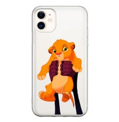 Чохол прозорий Print Lion King для iPhone 11 Simba King купити