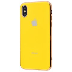 Чехол Silicone Case (TPU) для iPhone X | XS Yellow купить