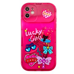 Чехол Stand Girls Mirror Case для iPhone XR Lucky Pink купить