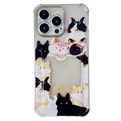 Чохол Animal Pocket Case для iPhone 13 PRO MAX Cats