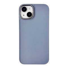 Чехол Matte Colorful Metal Frame для iPhone 14 Plus Lavander Grey