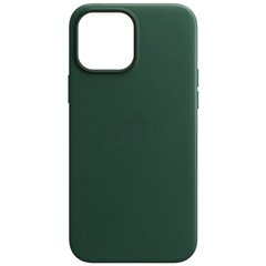 Чохол ECO Leather Case with MagSafe для iPhone 13 Military Green
