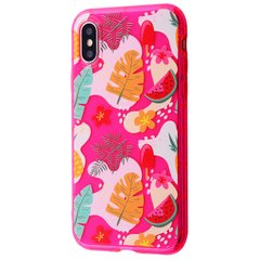 Чехол Summer Time Case для iPhone XS MAX Pink/Watermelon купить