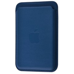 Leather Wallet with MagSafe Baltic Blue