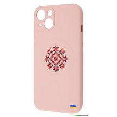 Чохол WAVE Ukraine Edition Case with MagSafe для iPhone 13 Vyshyvanka Pink Sand
