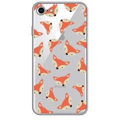 Чехол прозрачный Print Animals для iPhone 7 | 8 | SE 2 | SE 3 Fox купить