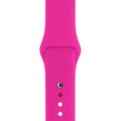 Ремінець Silicone Sport Band для Apple Watch 42mm | 44mm | 45mm | 49mm Electric Pink розмір L купити