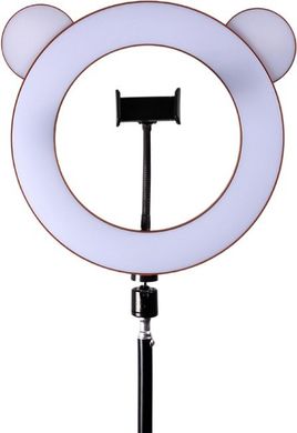 Профессиональная кольцевая лампа в форме Головы Панды (27 см) + тренога купить