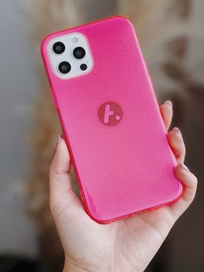 Чохол Crystal color Silicone Case для iPhone 12 PRO MAX Magenta - ash-mobile.com.ua - фото 2