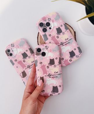 Чехол Cat Camera Protection для iPhone 13 PRO MAX Pink - ash-mobile.com.ua - фото 4