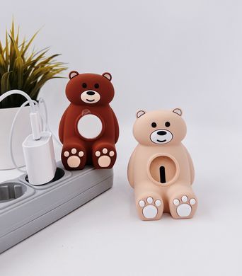 Подставка Tiny Bear для зарядки Apple Watch Brown - ash-mobile.com.ua - фото 8