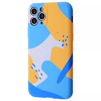 Чохол WAVE NEON X LUXO Minimalistic Case для iPhone 11 PRO Blue/Yellow - ash-mobile.com.ua - фото 1