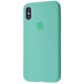 Чохол Silicone Case Full для iPhone XS MAX Spearmint - ash-mobile.com.ua - фото 1