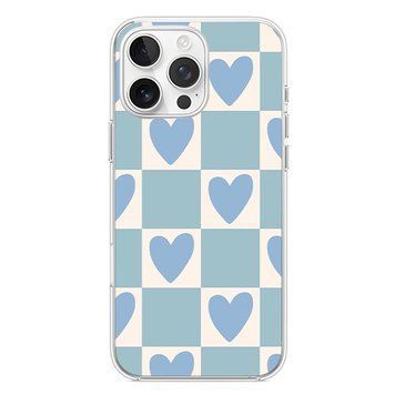 Чехол прозрачный Print Love Kiss для iPhone 16 PRO Love Blue - ash-mobile.com.ua - фото 1