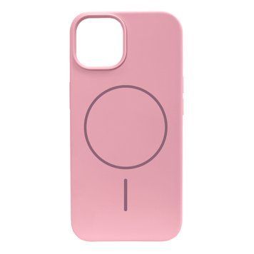 Чохол Silicone Slim with MagSafe для iPhone 14 Rose Pink - ash-mobile.com.ua - фото 1