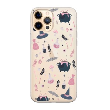 Чехол прозрачный Print Halloween для iPhone 12 | 12 PRO Potion Pink - ash-mobile.com.ua - фото 1