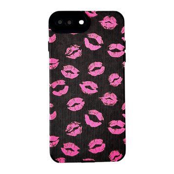 Чохол Ribbed Case для iPhone 7 Plus | 8 Plus Kiss - ash-mobile.com.ua - фото 1