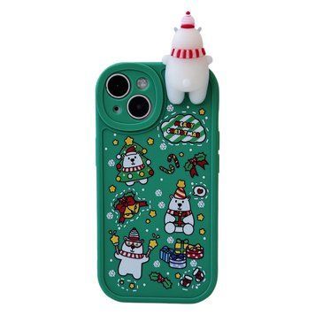 Чохол 3D New Year для iPhone 14 Christmas Bears - ash-mobile.com.ua - фото 1