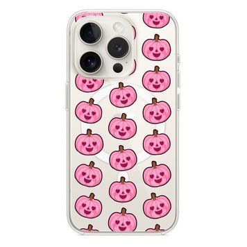 Чохол прозорий Print Halloween with MagSafe для iPhone 11 PRO MAX Pumpkin Pink - ash-mobile.com.ua - фото 1