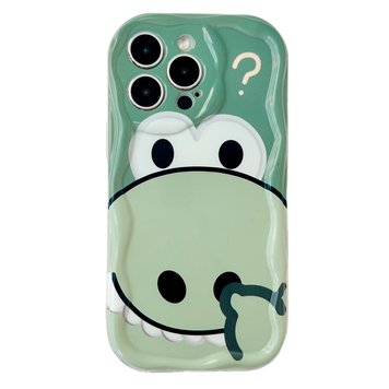 Чохол 3D Dinosaur Case для iPhone 14 PRO MAX Green - ash-mobile.com.ua - фото 1