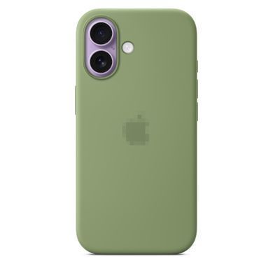 Чохол Silicone Case with MagSafe OEM для iPhone 17 Light Moss