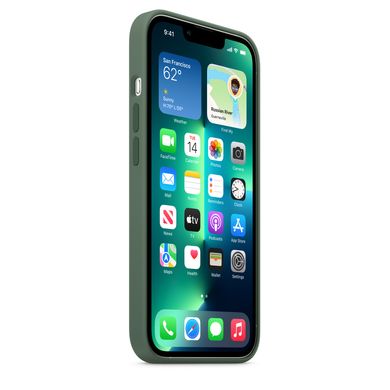 Чохол Silicone Case Full OEM+MagSafe для iPhone 13 PRO MAX Eucalyptus - ash-mobile.com.ua - фото 7