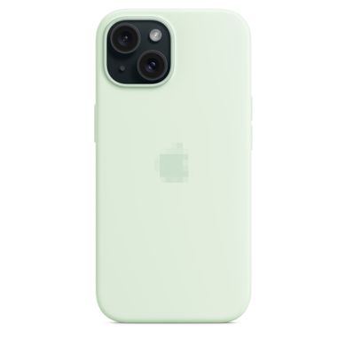 Чехол Silicone Case Full OEM для iPhone 15 Soft Mint