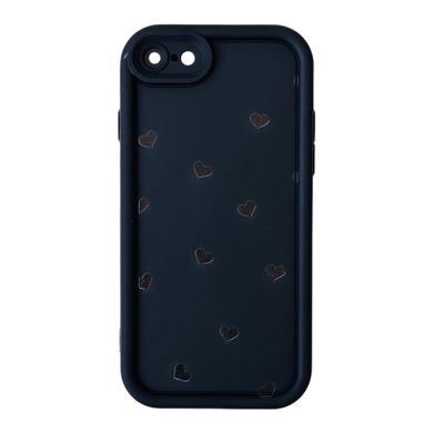 Чохол Wilkins Case для iPhone 7 | 8 | SE 2 | SE 3 Tiny Hearts Black - ash-mobile.com.ua - фото 1