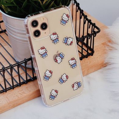 Чохол прозорий Print Hello Kitty для iPhone 17 Head Red