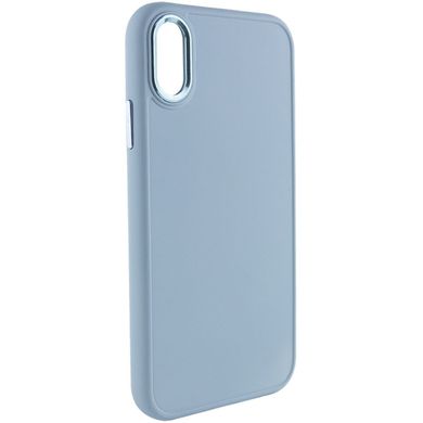 Чехол TPU Bonbon Metal Style Case для iPhone XS MAX Mist Blue купить