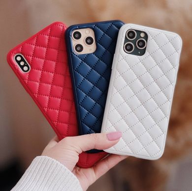 Чохол Leather Case QUILTED для iPhone 11 PRO Red купити